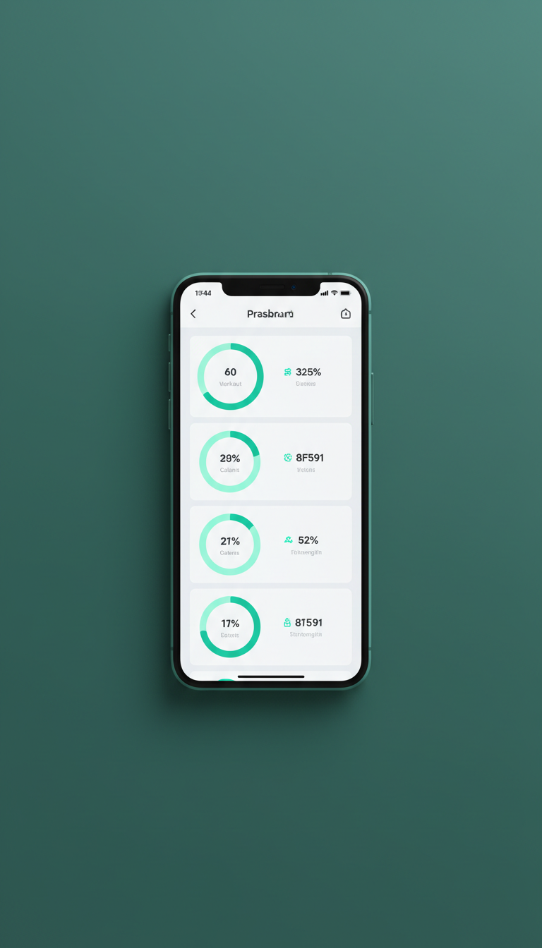 Workout Progress Dashboard Mobile View Fitter